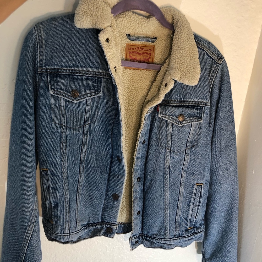 Levi Jean Sherpa Jacket